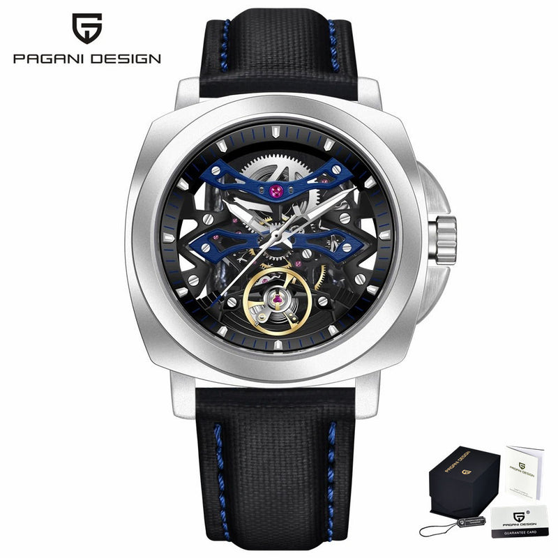 Relógio Automático Masculino Pagani Design PD-YS017 – Esportivo, Safira & Aço