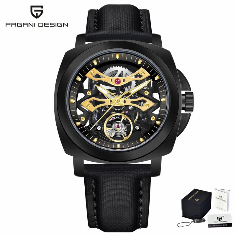 Relógio Automático Masculino Pagani Design PD-YS017 – Esportivo, Safira & Aço