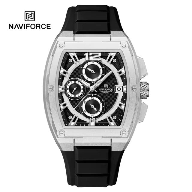 🕶️ Naviforce 8050 – O Relógio que Combina Estilo, Força e Tecnologia em Cada Detalhe
