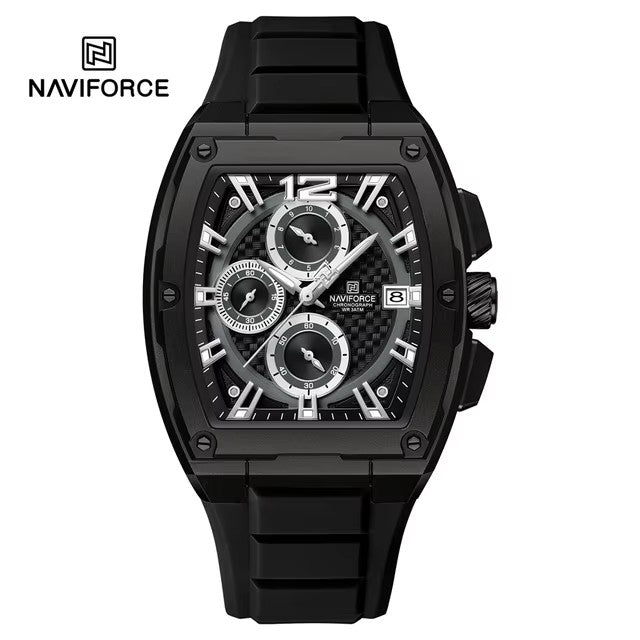 🕶️ Naviforce 8050 – O Relógio que Combina Estilo, Força e Tecnologia em Cada Detalhe