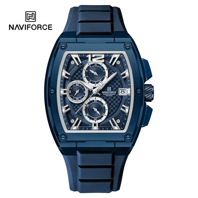 🕶️ Naviforce 8050 – O Relógio que Combina Estilo, Força e Tecnologia em Cada Detalhe