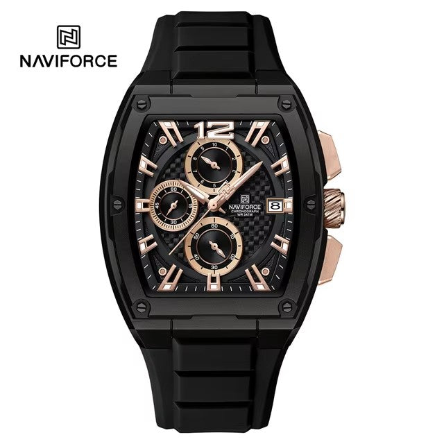 🕶️ Naviforce 8050 – O Relógio que Combina Estilo, Força e Tecnologia em Cada Detalhe