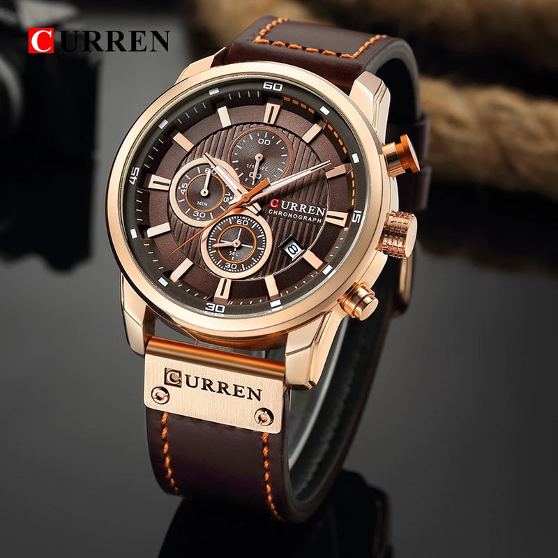 Relógio Curren 8291 Masculino – Estilo, Resistência e Sofisticação