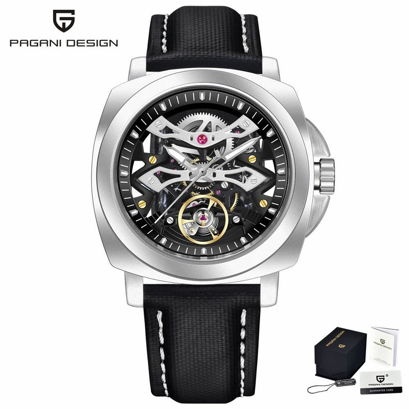Relógio Automático Masculino Pagani Design PD-YS017 – Esportivo, Safira & Aço