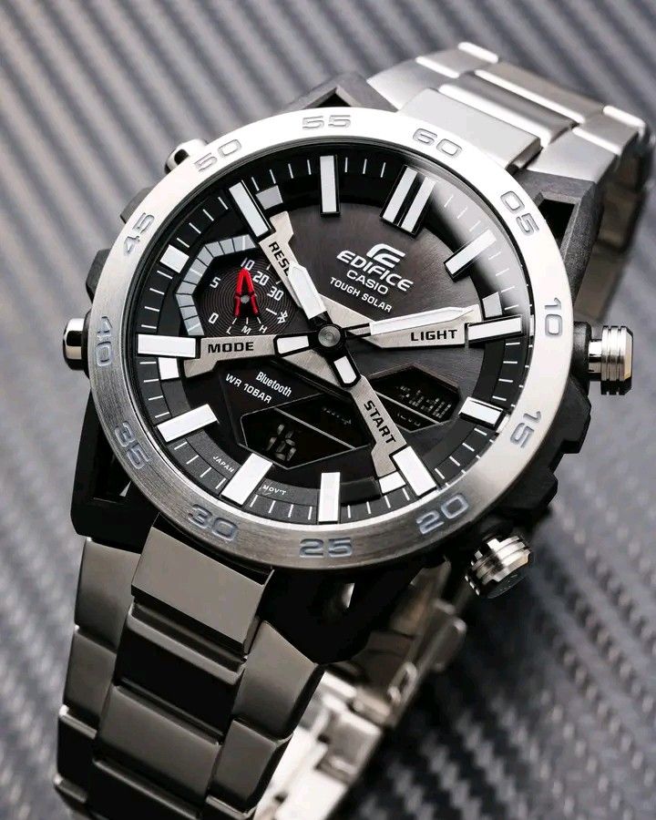 Aquira hoje II Relógio Casio Edifice Sospensione ECB-2000DC-1A